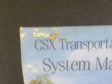 Map CSX Transportation System Map 1999    Damage