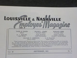 Louisville & Nashville Employee Magazine L&N 1952 September