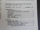 Block Line NRHS 1987 December Blue Rdige Whippany Ry