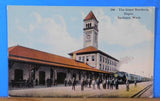 Postcard Great Northern Depot’s Spokane Washington card #296.