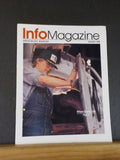 INFO Magazine Union Pacific Railroad 1990 August Employee Cheyenne Roundhouse