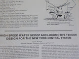 Central Headlight 1982 Second Quarter NYC HS Water scoops Track Plans Great Stee