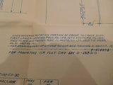 Blueprint PRR Rail Laying Crane - Flat Car Mounted Shipping Anchorage Rotating