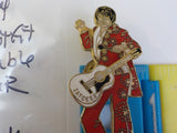 Jaycees Mississippi Elvis red outfit Removable guitar      PIN