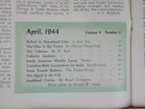 Trains Magazine 1944 April Belfast & Moosehead Lake Southland Carrier Swiss Tour