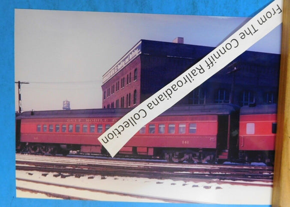 Photo Gulf Mobile & Ohio Passenger Car #141 8X11  Color GM&O