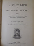 Fast Life On The Modern Highway By Joseph Taylor Hard Cover 1874