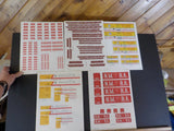 NMRA Cardstock sides Lot of 5 SF NYC Heinz 57 Various scales