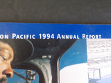 Union Pacific Railroad Annual Report 1994 UP Financial Map 10 yr summary