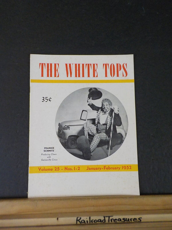 White Tops Circus Magazine 1952 January February Biller Bros to Go Out Under New