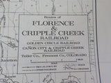 Florence & Cripple Creek RR Colorado Rail Annual #13 w/ DJ INCLUDES MAP