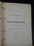Chicago St. Paul Minneapolis & Omaha Annual Report 1900 Dec 31 Staining