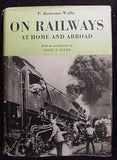 ON RAILWAYS at home and abroad  P. Ransome-Wallis w/ dust jacket