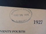 Chicago Burlington & Quincy Railroad Company Annual Report 1927 Foldout map