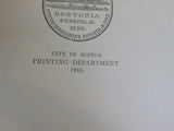 Municipal Register Boston 1916    Hard Cover