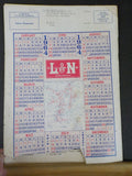 Louisville & Nashville Employee Magazine L&N 1963 December   BACK COVER damage