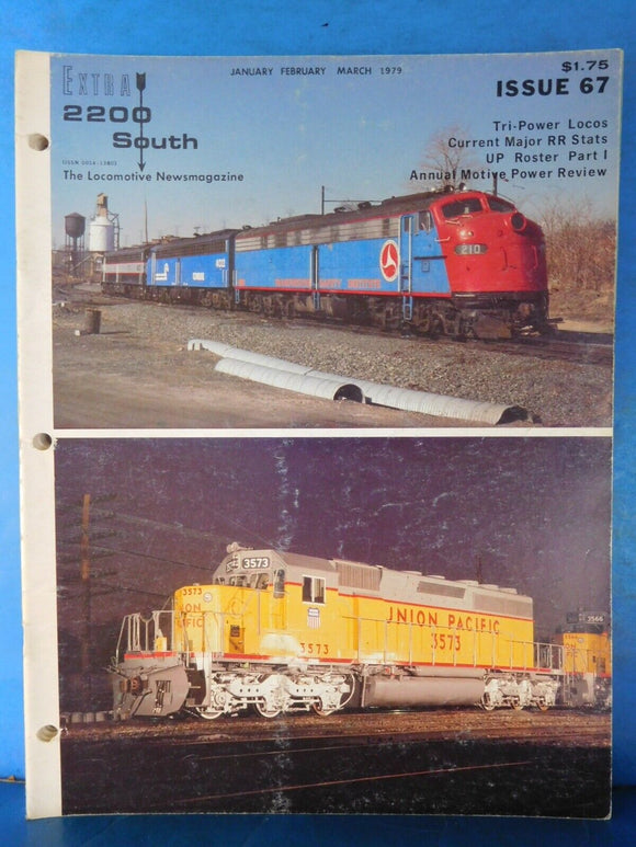 Extra 2200 South #67 1979 Jan Feb March TriPower Locos