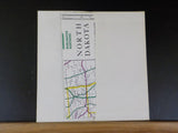 Map Burlington Northern North Dakota State Railroad Map 1983 August