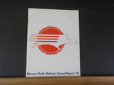 Missouri Pacific Railroad Annual Report 1974 Modernizations  T&P C&EI