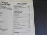 Official Railway Guide, The 1992 October November North American Travel Guide