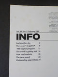 INFO Union Pacific Railroad 1980 February Employee  UP New coal markets