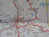 Map CSX Transportation System Map 1999    Damage