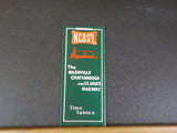 Nashville Chattanooga & St Louis Ry public timetable 1957 Spring NC&StL