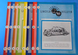 Lincoln Service Bulletin Mechanical 1936 Lot of 8 Issues