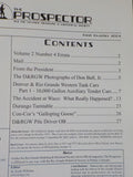 Prospector Rio Grande Modeling & Historical Society Vol 3 #1 First Quarter 2004