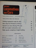 Railway Locomotives and Cars 1968 February  Railway ACL SP DIesel shop