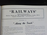 Railways Magazine Bound Volume VIII Jan-Dec 1947