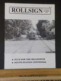 Rollsign Magazine of New England Transit News 1998 November December PCCs for th