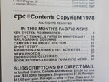 Pacific News #197 1978 March Key System remembered Moffat Runnel 50 years