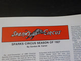 Bandwagon 1979 January February Circus Magazine Sparks Schell Bros Circus George