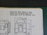 New Haven Railroad Technical Information( NHRTIA) Data Sheets Book #1