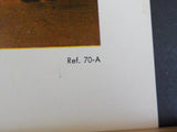 Renaissance Lithographic Print N. Campoy Puerto 22 X 19 inches