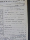 Miniature Railroading 1939 June  Vol 2 #2 Magazine Realism through accuracy WPA