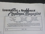 Louisville & Nashville Employee Magazine L&N 1952 May