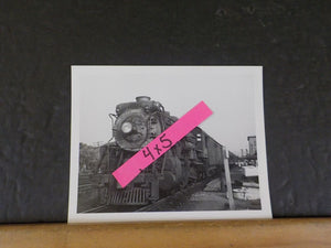 Photo Boston & Maine Locomotive #2649 B&M 4X5 Black & White Woodsville NH 1947