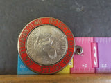 Jaycees District of Columbia Medallion Silver Dollar necklace NO CHAIN