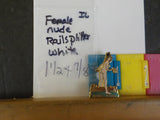 Jaycees Illinois Female Railsplitter, White Nude  1982    PIN