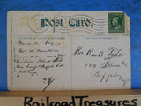 Postcard Warren PA Pennsylvania Depot Postmark 1910 Rose Fisher
