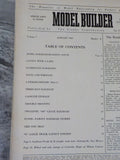 Model Builder 1943 January Lionel Magazine Gasoline storage Flood famous stories