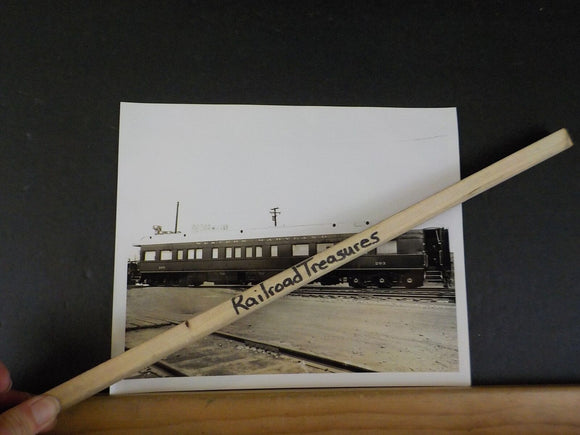 Photo Western Maryland Railroad Business Car #203 1955 8x10 Black & White