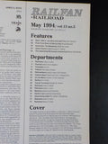 Railfan & Railroad Magazine 1994 May Alcos today in Minnesota and Massachusetts