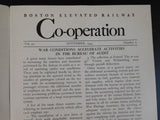 Boston Elevated Railway Co-operation 1943 November Employee Magazine