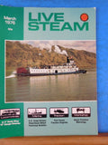 Live Steam Magazine 1976 March 3/4" scale shay SS Great Britain Port Huron tract