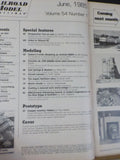 Railroad Model Craftsman Magazine 1985 June Amtrak F40PH Modern enginehouse Aspe