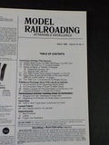 Model Railroading 1988 March GA4500 cu ft covered hopper plans B&M Claremont Jct