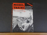 Model Trains 1954 December Rolling stock Track plans Abandoned trackage